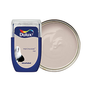 Dulux Walls and Ceilings Matt Paint Malt Chocolate 30ml Sample
