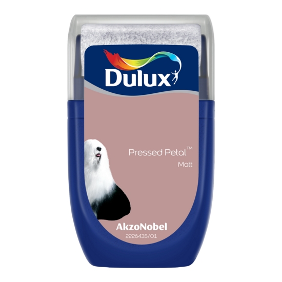 Dulux Walls and Ceilings Matt Paint Pressed Petal 30ml Sample