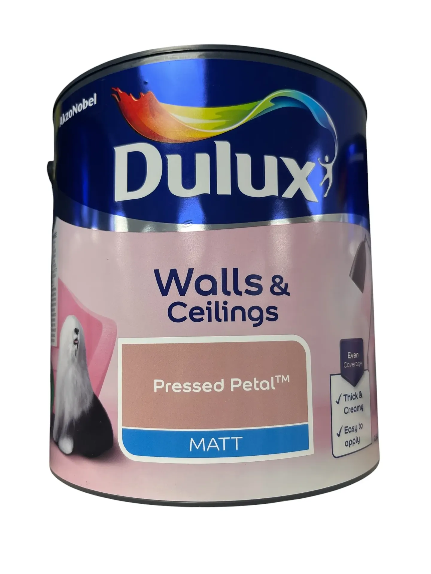 Dulux Retail Vinyl Matt Pressed Petal 2.5L