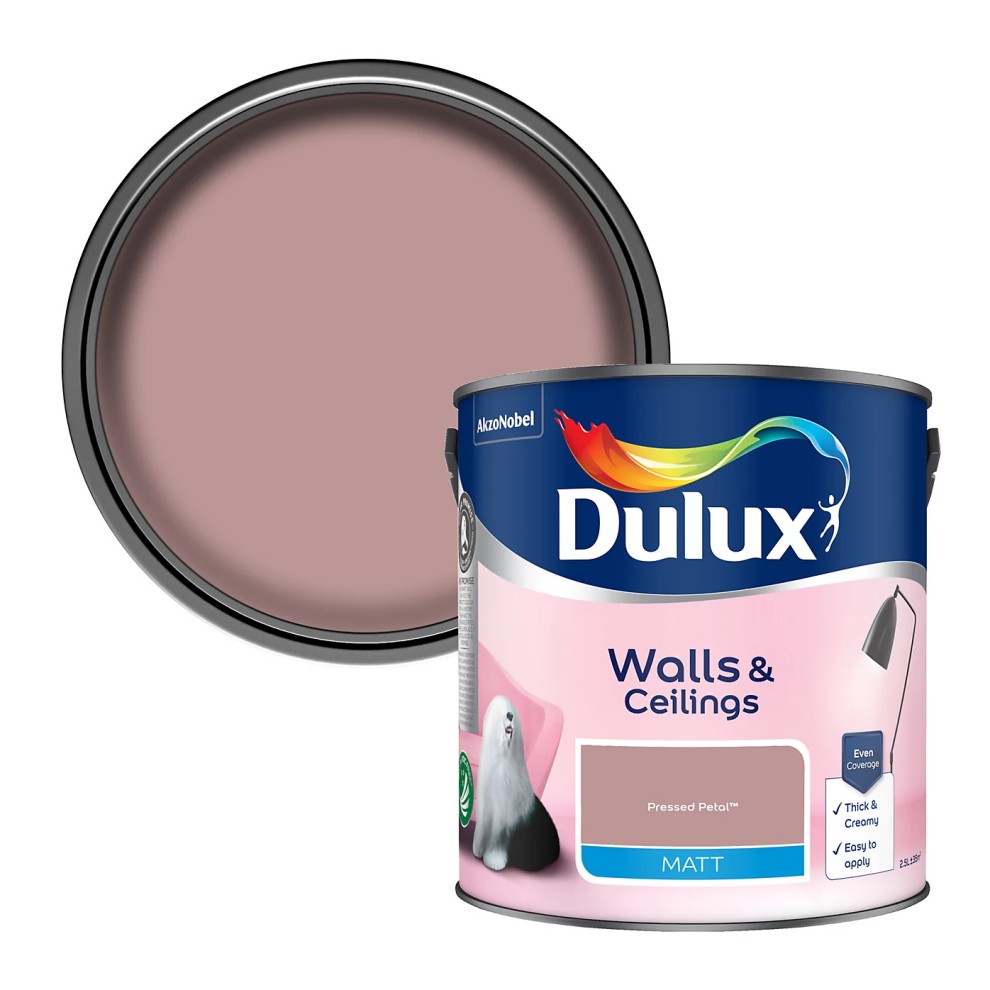 Dulux Retail Vinyl Matt Pressed Petal 2.5L