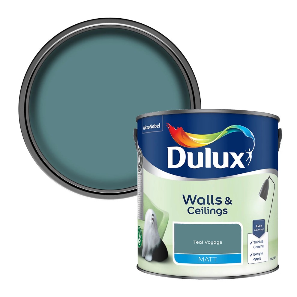 Dulux Retail Vinyl Matt Teal Voyage 2.5L