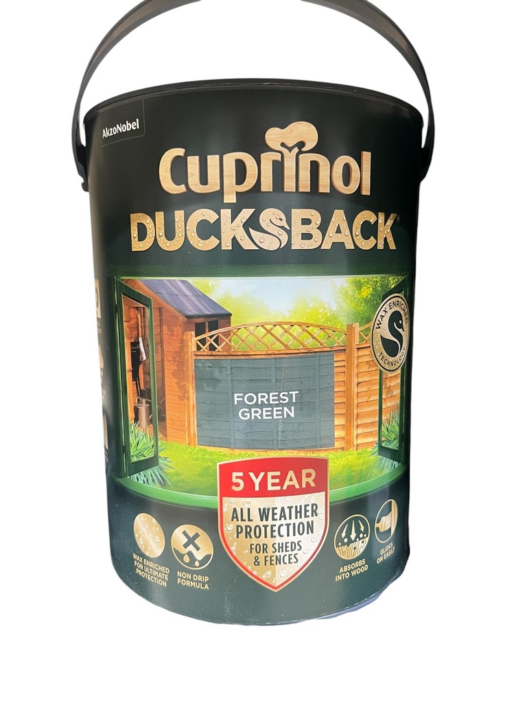 [201] Cuprinol 5 Year DucksBack Forest Green 5L