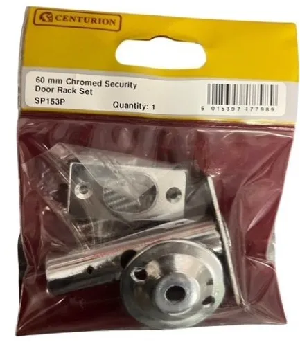Centurion Security Rack Bolts, Door Bolt - 60mm (Chromed)