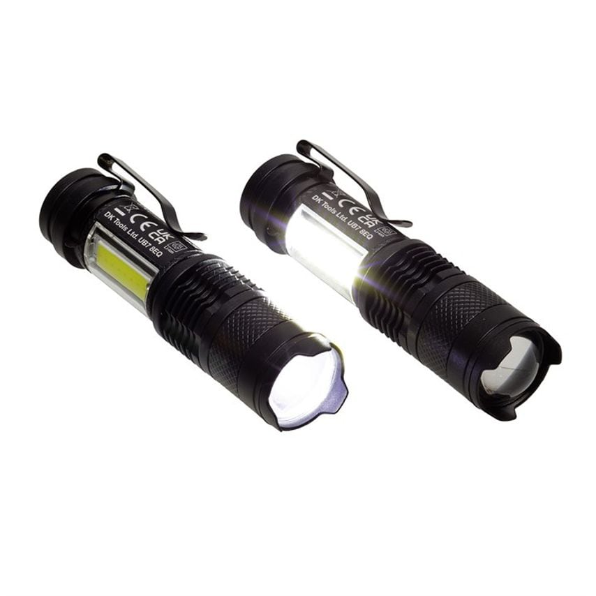 Amtech 2 Piece Rechargeable Torch Set