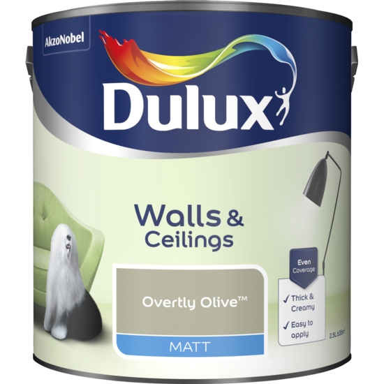 Dulux Retail Vinyl Matt Overtly Olive 2.5L