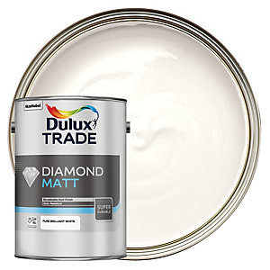 Dulux Trade Diamond Matt Pure Brilliant White 5L