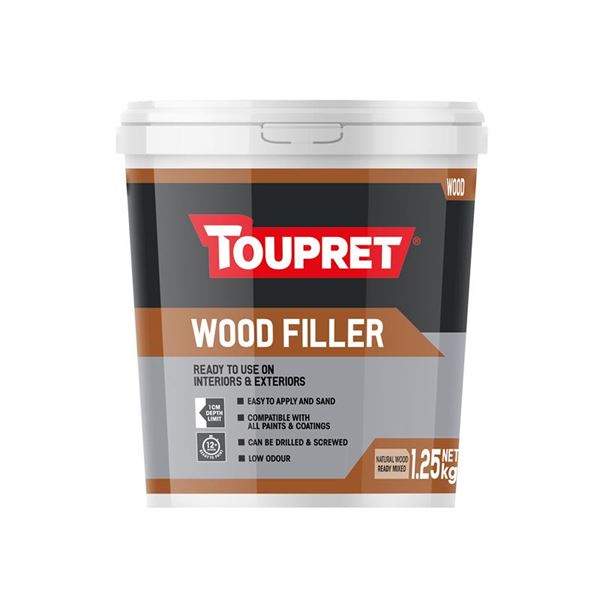 Toupret Wood Filler Natural Ready Mixed 1.25g
