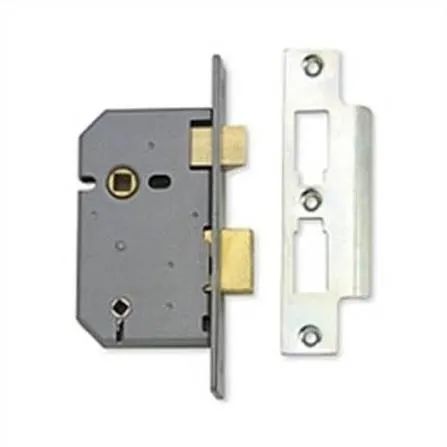 Centurion  63mm (2 1/2”) Np Mortice Bathroom Lock