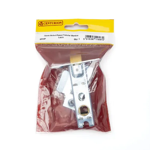 Centurion 3" Nickel Plated Tubular Latch