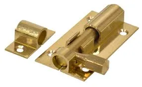 Cen 50mm x 25mm (1”) Polished Brass Straight Barrel Bolt
