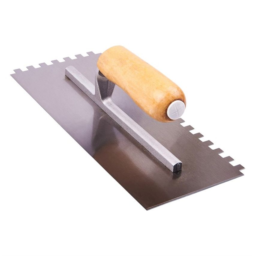 Amtech 280mm (11") Notched Float Trowel with Wooden Handle