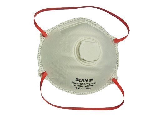 Scan Moulded Disposable Valved Masks FFP3 (Pack of 2)