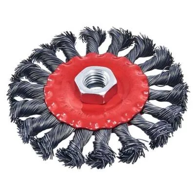 Amtech 100mm (4") Twist Knot Wire Wheel