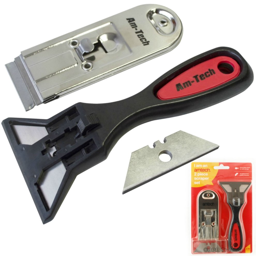 Amtech 2 Piece Scrapper Set