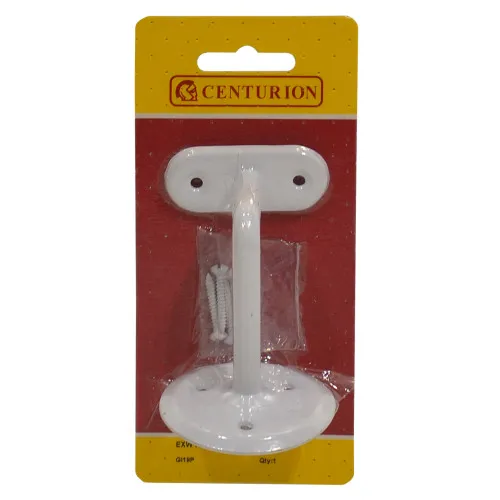 Centurion Steel Handrail Brackets, Epoxy White, 75mm