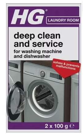 HG Deep Clean and Service For Washing Machine 2 X 100g