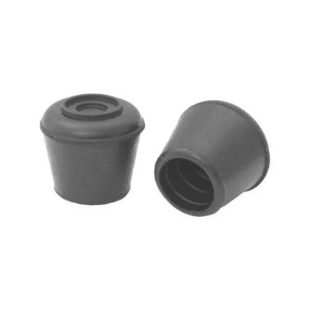 Centurion 25mm Black Rubber Chair Ferrule (Pack of 2)