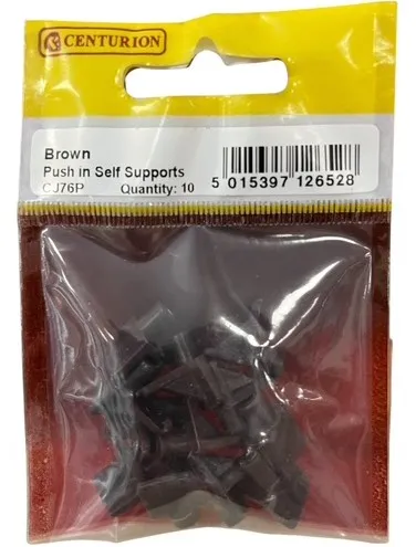 Centurion Brown Push In Shelf Support (10 Pack)