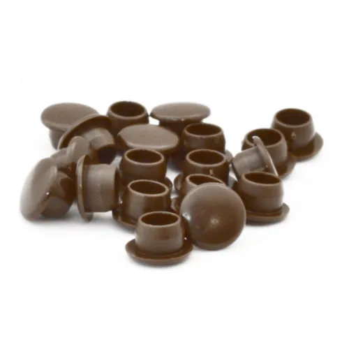 Cen Brown Screw Covers (pack Of 20)