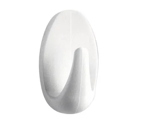 Centurion 55mm White Plastic Self Adhesive Oval Hooks