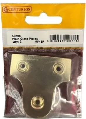 Centurion 50mm EB Plain Glass Plate (Pack of 2)