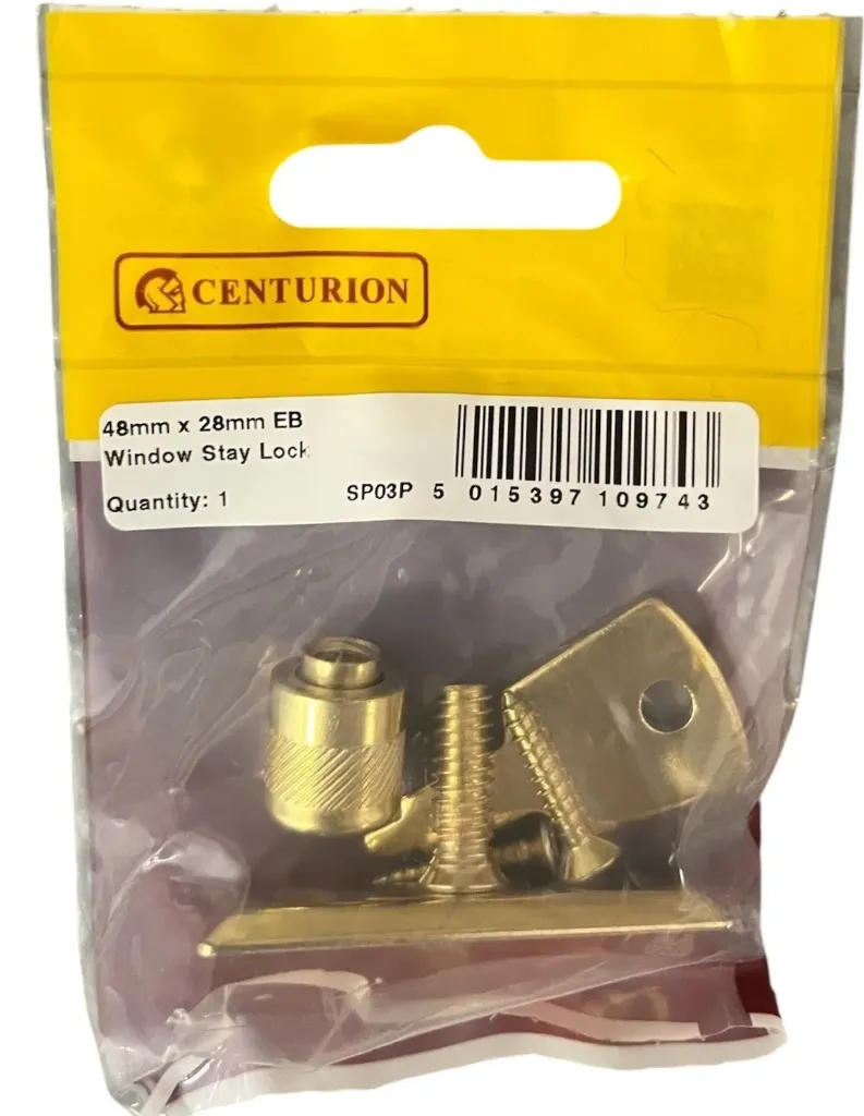 Centurion 48mm x 28mm EB Window Stay Lock