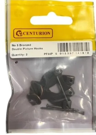 Centurion No 3 FB Double Picture Hooks (Pack of 2)