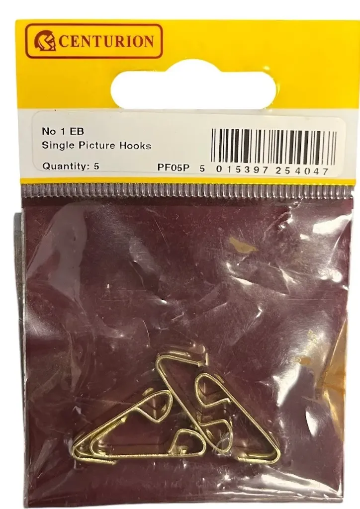 Centurion No 1 EB Single Picture Hooks (Pack of 5)