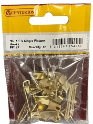Centurion No 1 EB Single Picture Hooks (Pack of 12)
