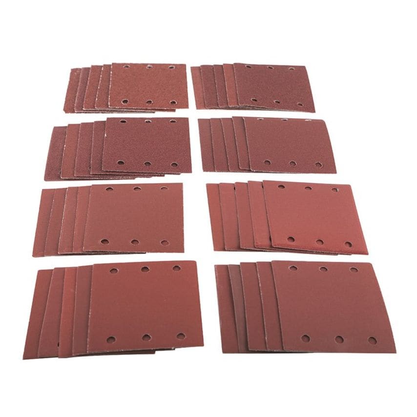 Amtech 40 Piece mixed grit square sanding sheet set (110mm x 100mm)