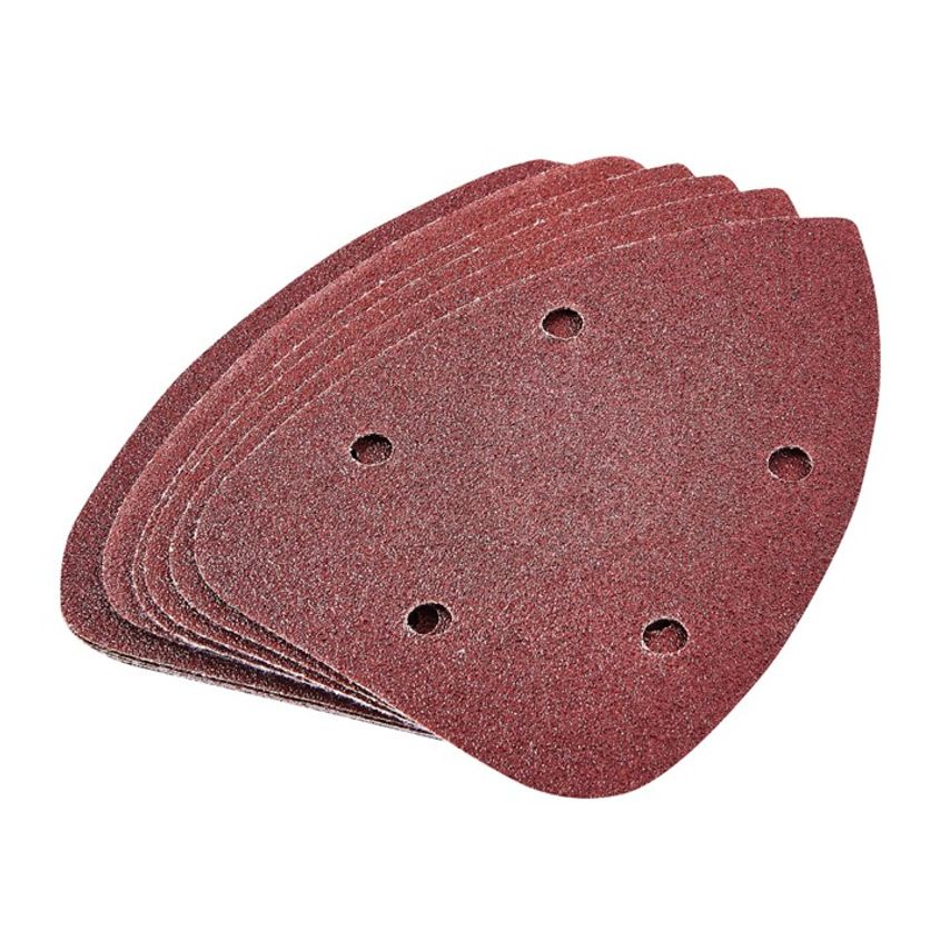 Amtech 10 x P80 Grit Delta Sanding Sheets (150mm x 150mm x 100mm)
