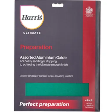[103064201] Harris Ultimate - Fine Aluminium Oxide 4 Pack
