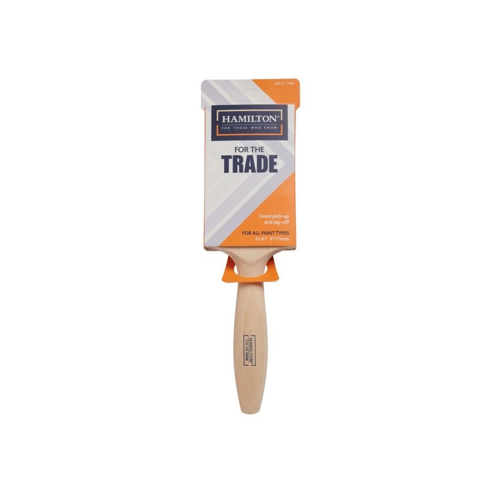 [3101001-30] Hamilton For the Trade - 3" Fine Tip Flat Brush