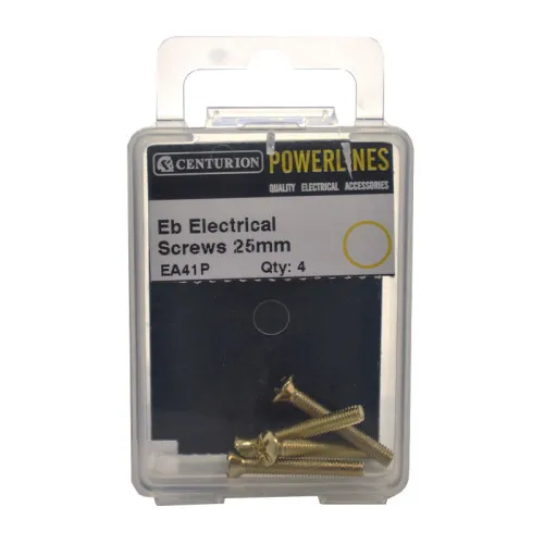 [EA41P] Centurion M3.5 x 25mm EB Electrical Switch and Socket Screws
