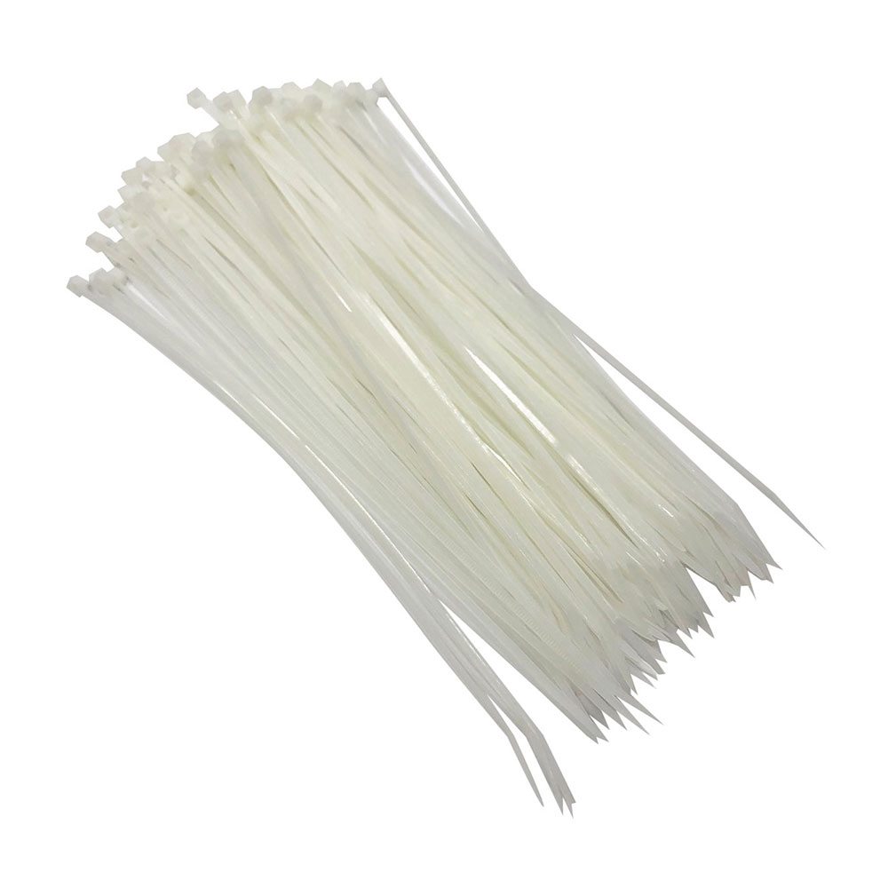 Amtech 100 Tie Wraps (200mm x 2.5mm) - White