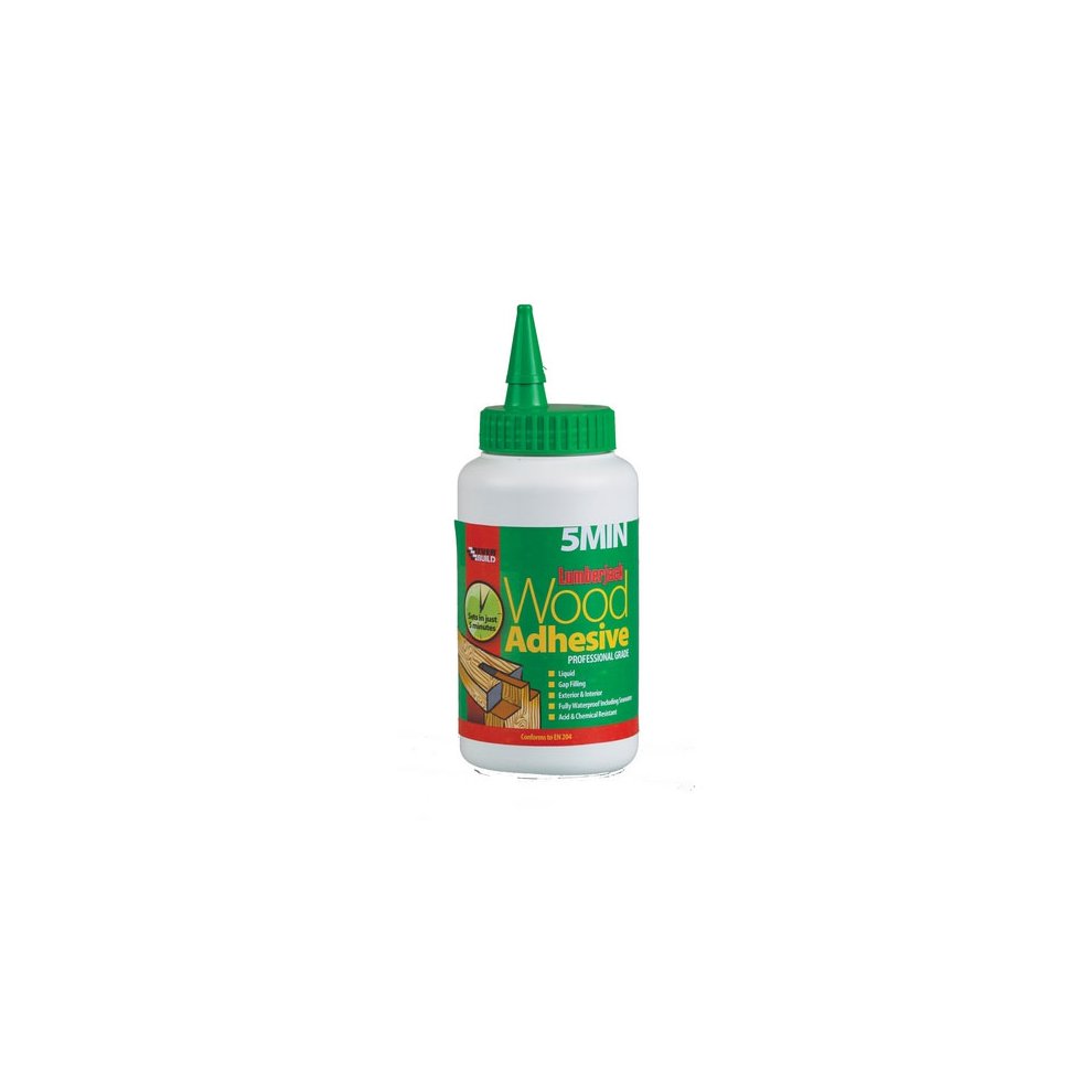 Everbuild Lumberjack 5 Min Polyurethane Wood Adhesive Liquid 750