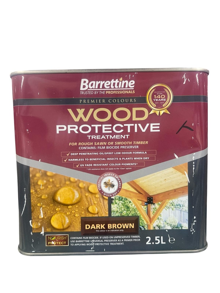 Barrettine Protective Treatment Dark Brown 2.5L