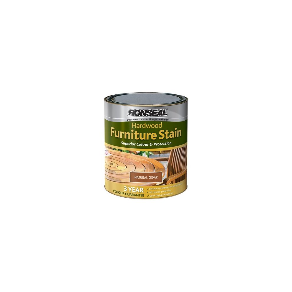 Ronseal Hardwood Furniture Stain Natural Cedar 750ml