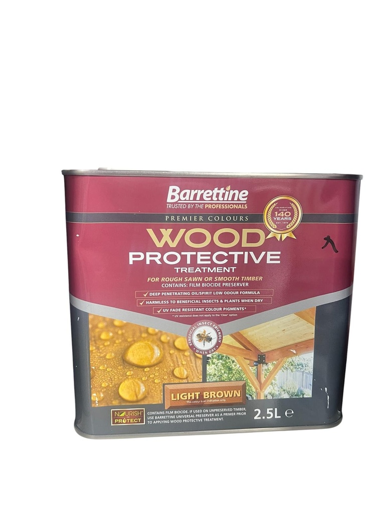 Barrettine Protective Treatment Light Brown 2.5L