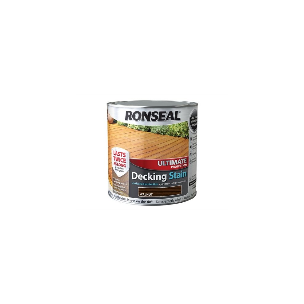 Ronseal Ultimate Deck Stain Walnut 2.5L