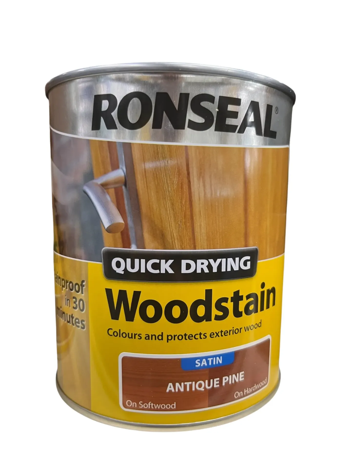 Ronseal QD Woodstain Satin Antique Pine 750ml