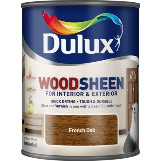 Dulux Waterbased Woodsheen French Oak 750ml