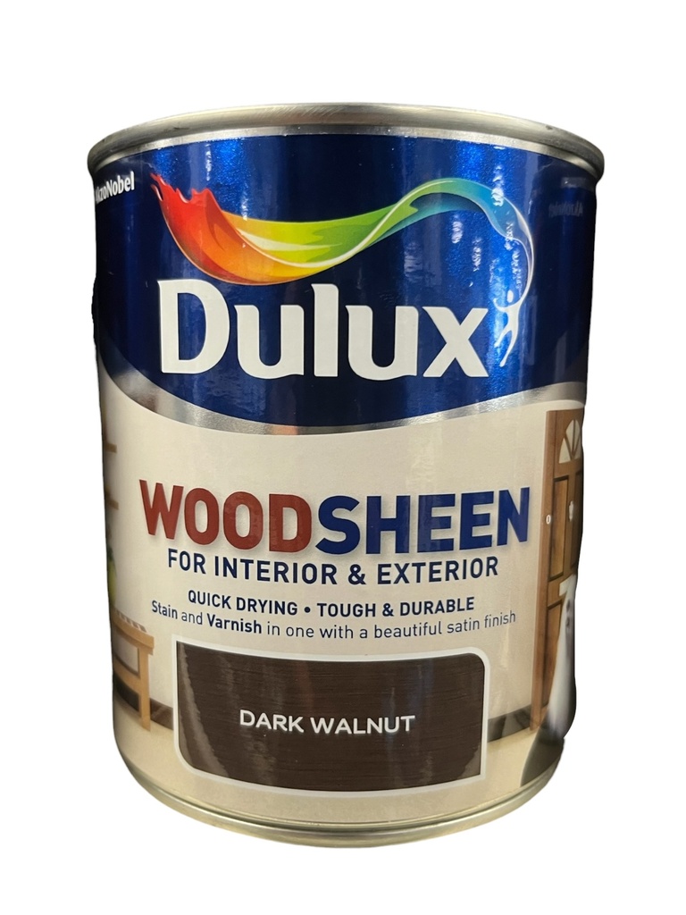 Dulux Waterbased Woodsheen Dark Walnut 750ml