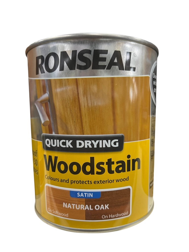Ronseal QD Woodstain Satin Natural Oak 2.5L