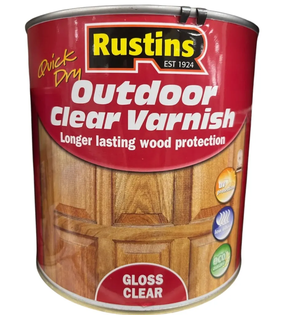 [4691] Rustins Exterior Clear Varnish Gloss 2.5L