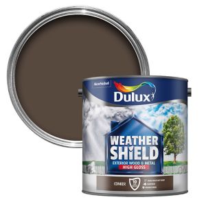 Dulux Retail Weathershield High Gloss Conker 2.5L