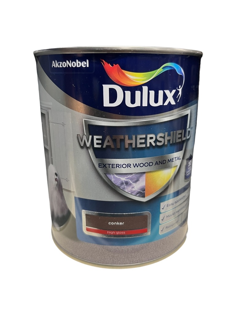 Dulux Retail Weathershield High Gloss Conker 2.5L