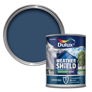Dulux Weathershield Quick Dry Satin Oxford Blue 750ml