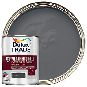 Dulux Trade Weathershield Undercoat Dark Grey 1L
