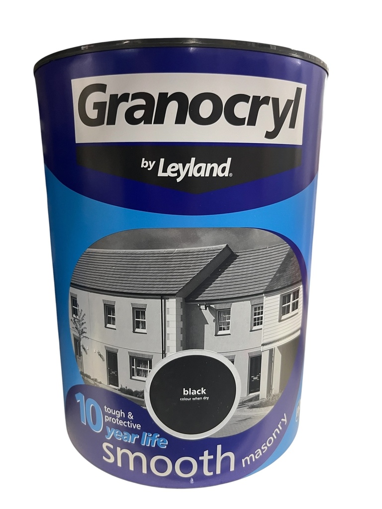 Granocryl Smooth Masonry Black 5L